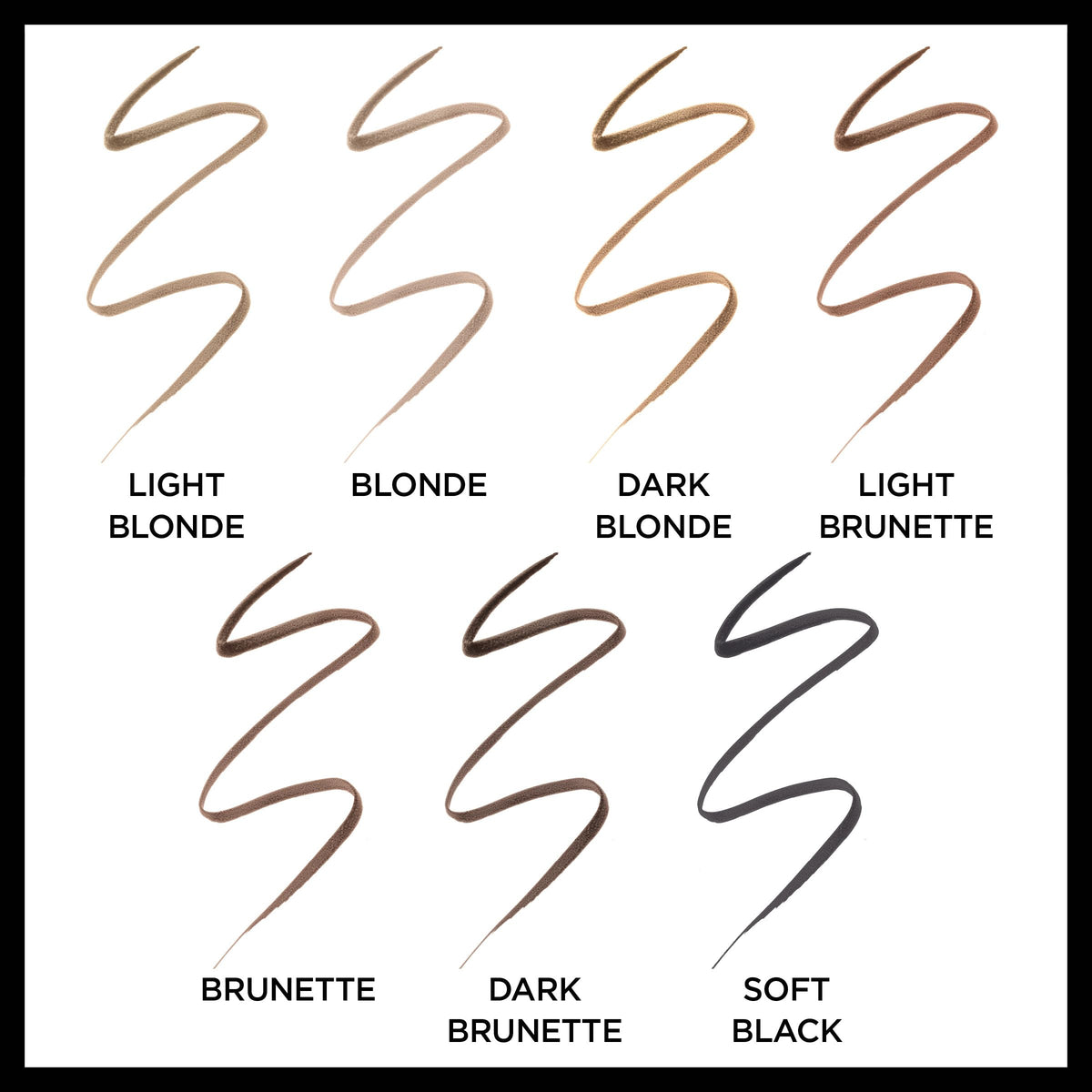 L'Oreal Paris before and after brows illustrating visible shaping benefit