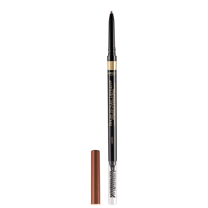 L'Oreal Paris Brow Stylist Definer front packaging showing product and shade information for confident choice