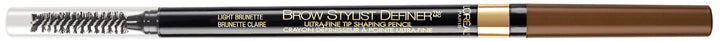 L'Oreal Paris front packaging showing two brow pencils and branding for reliable storage