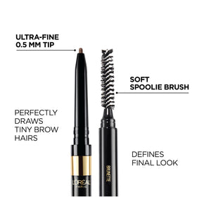 L'Oreal Paris spoolie brush detail for blending and smoothing brows