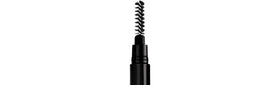 L'Oréal Paris pencil held in hand to show compact size and travel convenience benefit