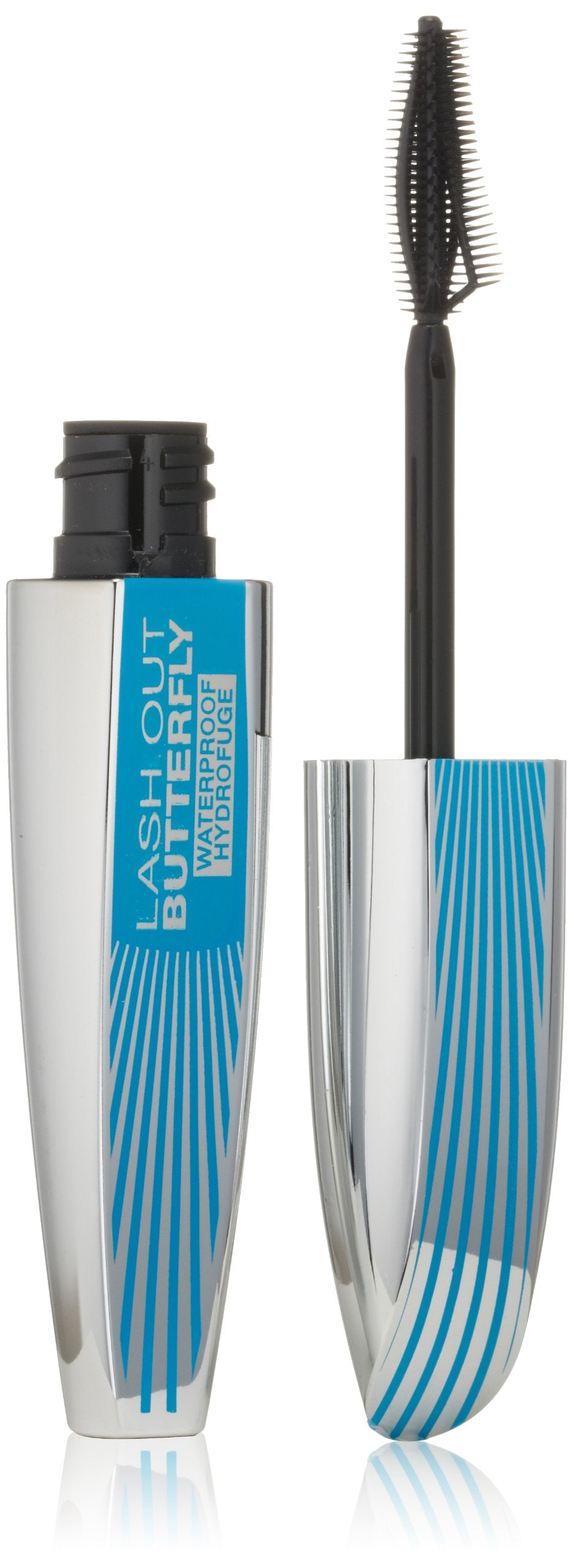 L'Oreal Paris front packaging showing product and black shade benefit: bold volume