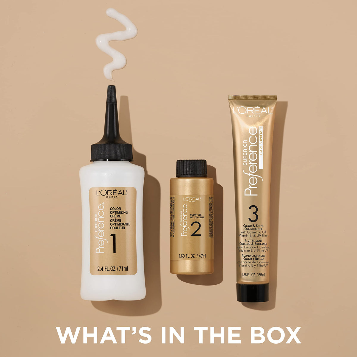 L'Oréal Paris Care Supreme Conditioner tube showing shine serum to seal and smooth hair