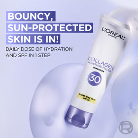 L'Oreal Paris close-up of cream texture demonstrating lightweight hydration