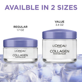 L'Oreal Paris before and after showing plumper-looking skin result