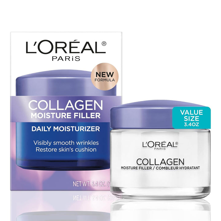 L'Oreal Paris jar front view showing brand and hydration benefit