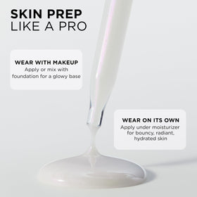 L'Oreal Paris serum applied under foundation demonstrating smooth base
