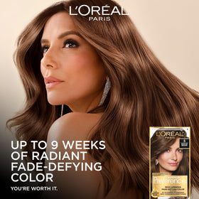 L'Oreal Paris close-up gel texture demonstrating no-drip application benefit
