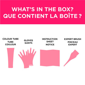 L'Oreal Paris Colorista metallic pink mixed with Clear Mixer to create pastel benefit