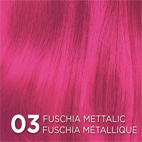 L'Oreal Paris Colorista metallic pink cream texture close-up for easy application