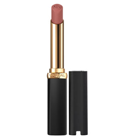 L'Oreal Paris front shot of closed lipstick showing sleek slim design and precision