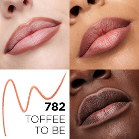 L'Oreal Paris lip liner tip close-up highlighting creamy glide and smooth texture
