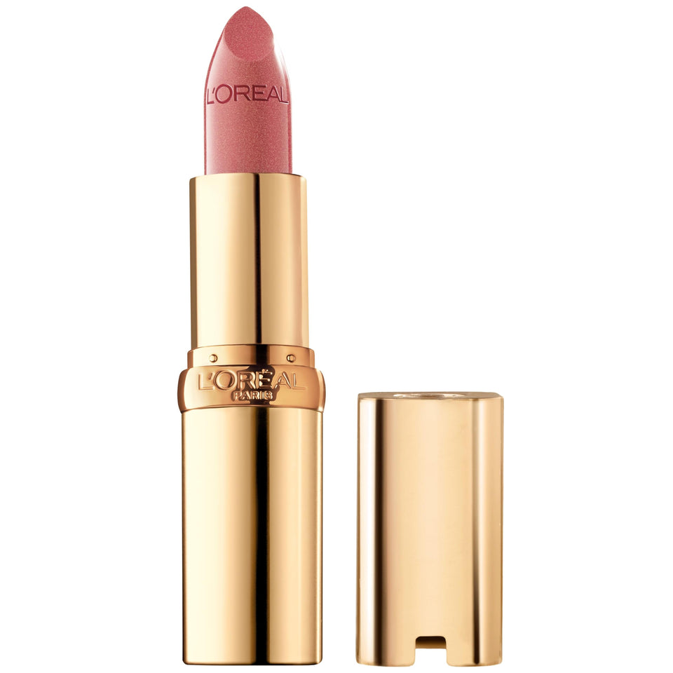L'Oreal Paris front packaging showing mauved shade and elegant tube finish for instant recognition and style