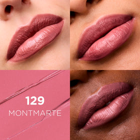 L'Oreal Paris angled twist-up lipstick showing smooth application benefit