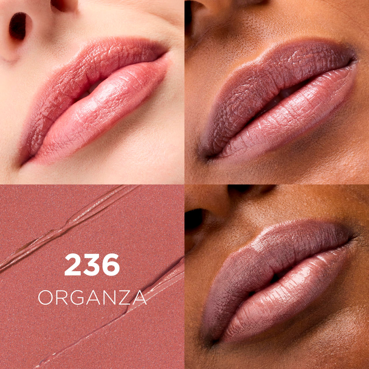 L'Oreal Paris Colour Riche bullet close-up highlights creamy texture and smooth application
