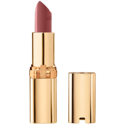 L'Oreal Paris front packaging showing shade and satin finish benefit