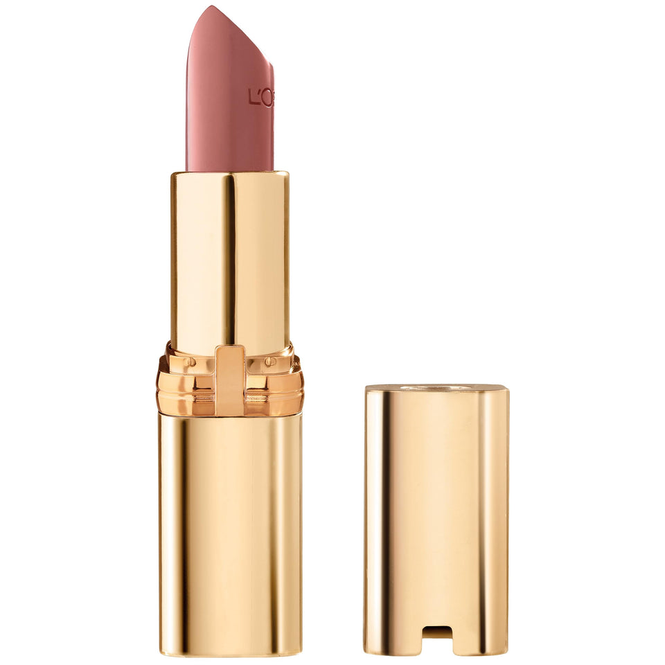 L'Oreal Paris front packaging showing shade and satin finish benefit