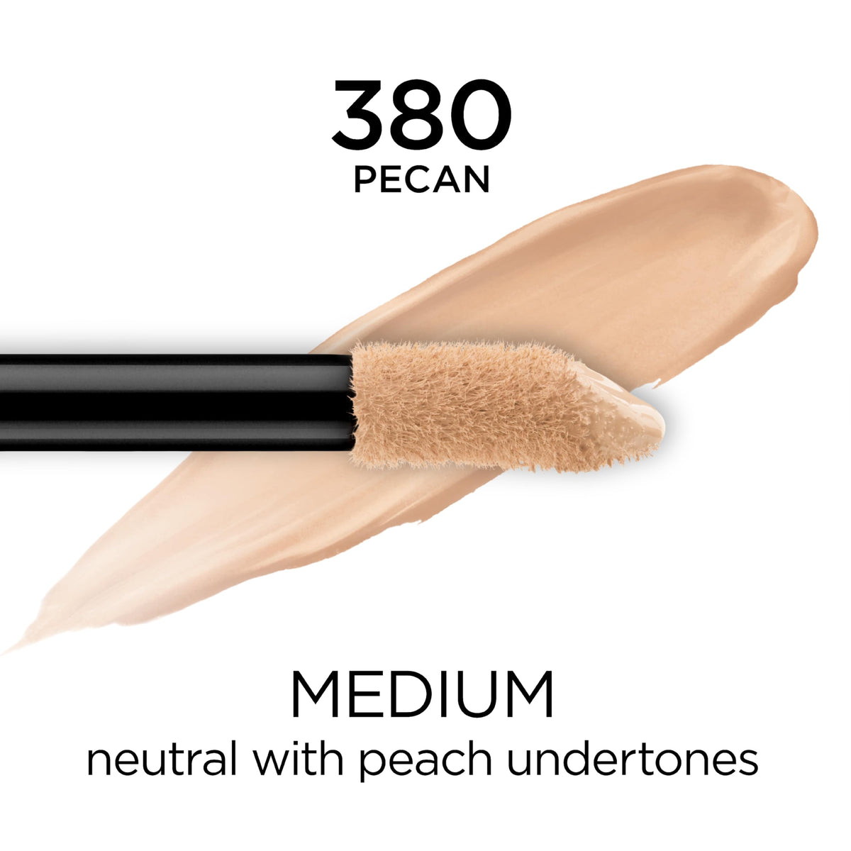 L'Oreal Paris concealer doe-foot applicator delivering precise, high-coverage product