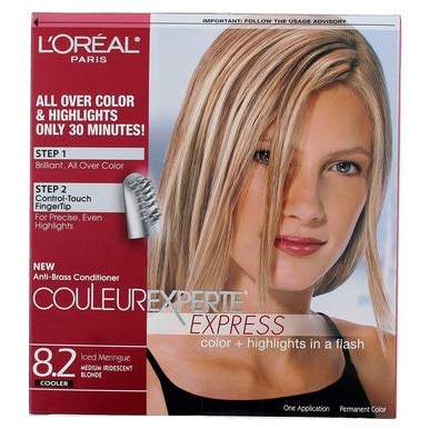 L'Oreal Paris before and after hair comparison showing added dimension