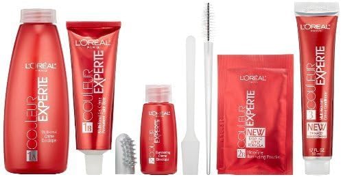 L'Oreal Paris before and after photo showing added depth and blended highlights