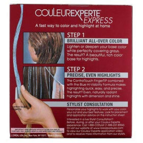 L'Oreal Paris finished hairstyle in natural light showcasing luminous salon-like shine