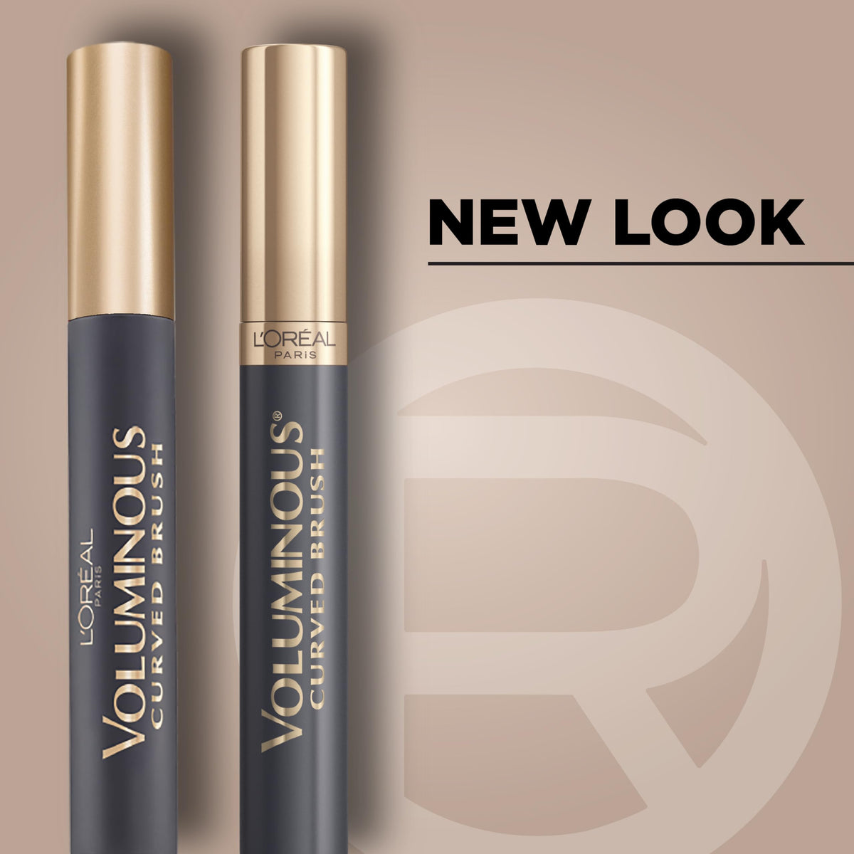 L'Oreal Paris curved brush close-up for precise lifting and volume