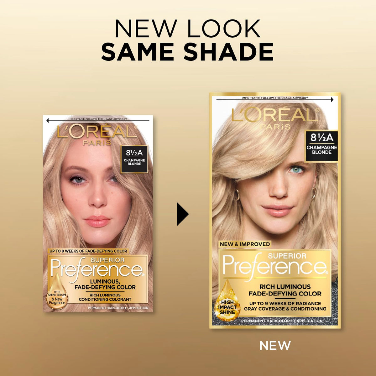 L'Oreal Paris developer cream pouring to mix for even color