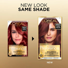 L'Oreal Paris developer crème pouring detail showing smooth developer action benefit
