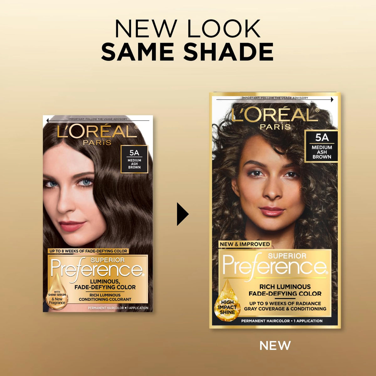 L'Oreal Paris developer crème pour detail demonstrating activation for permanent color