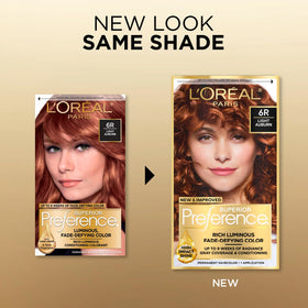 L'Oreal Paris developer crème pouring to mix with color gel smoothly