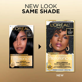 L'Oreal Paris developer crème pouring to show easy mixing and even activation