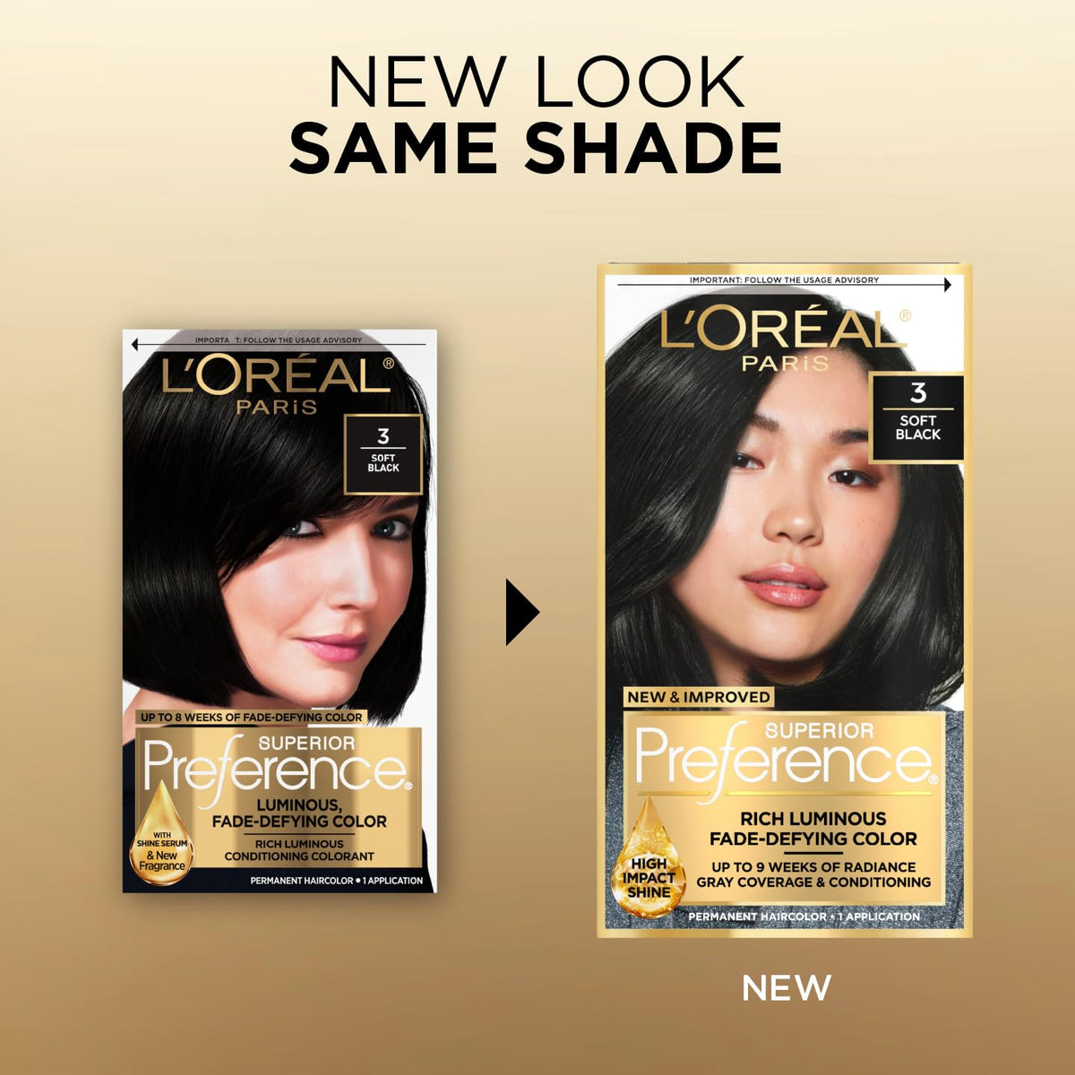 L'Oreal Paris developer crème pouring to show blendability and control
