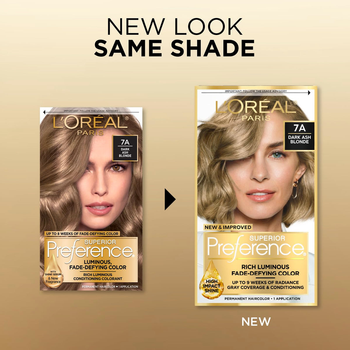 L'Oreal Paris developer crème tube detail illustrating the mixing step for even color