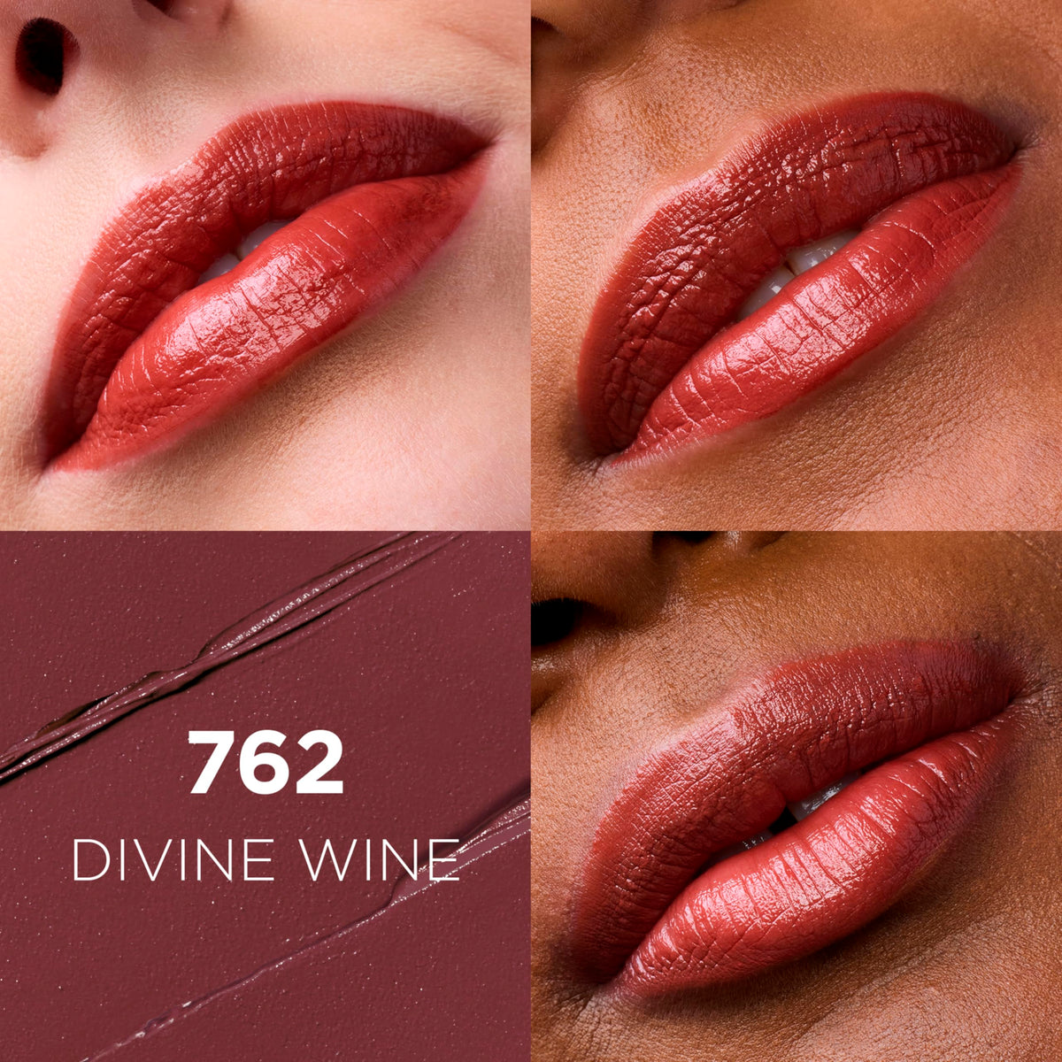 L'Oreal Paris Divine Wine open bullet close-up highlighting creamy texture benefit