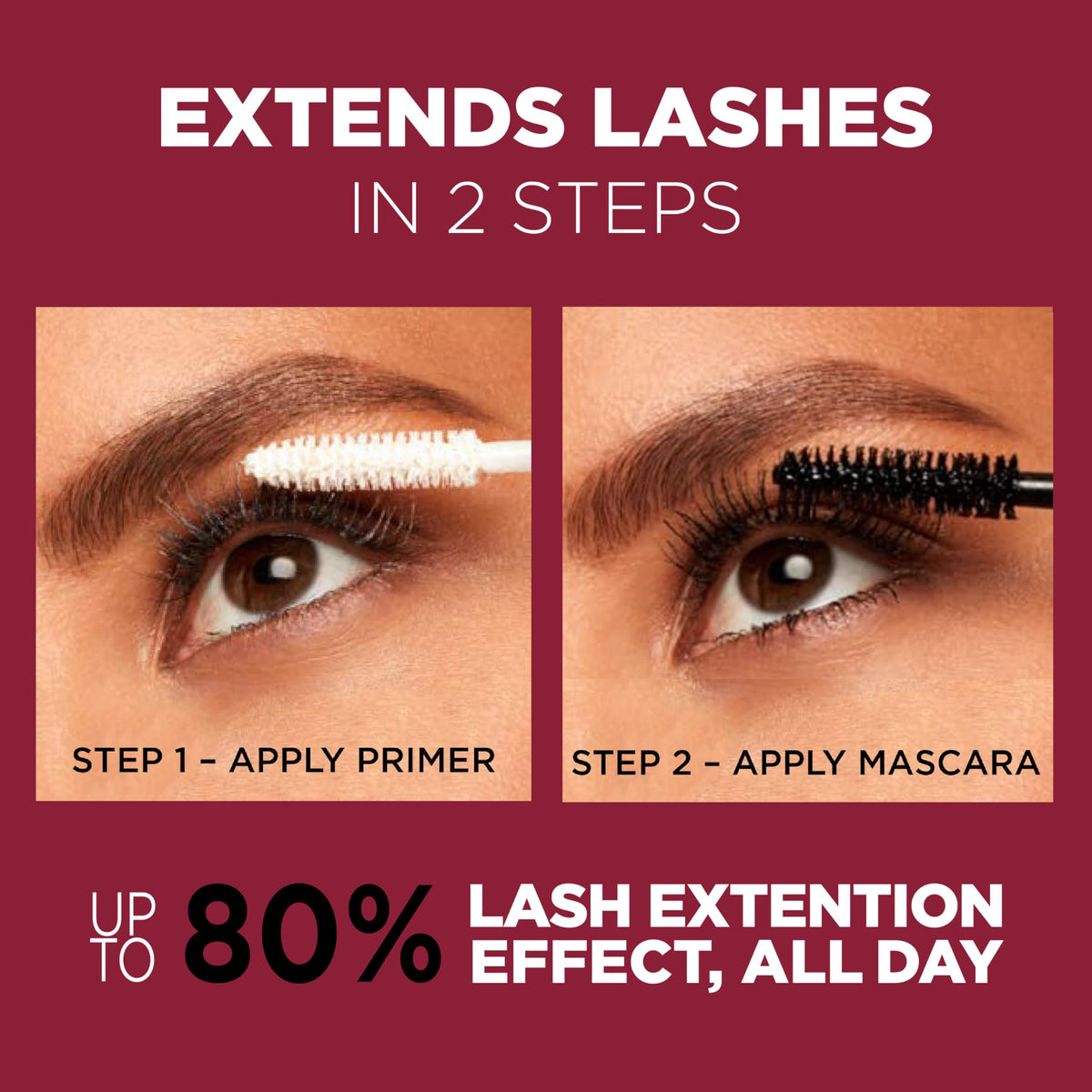 L'Oreal Paris primer texture close-up nourishing lashes for strength