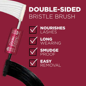 L'Oreal Paris tubing topcoat wand detail highlighting fine bristles for lash separation