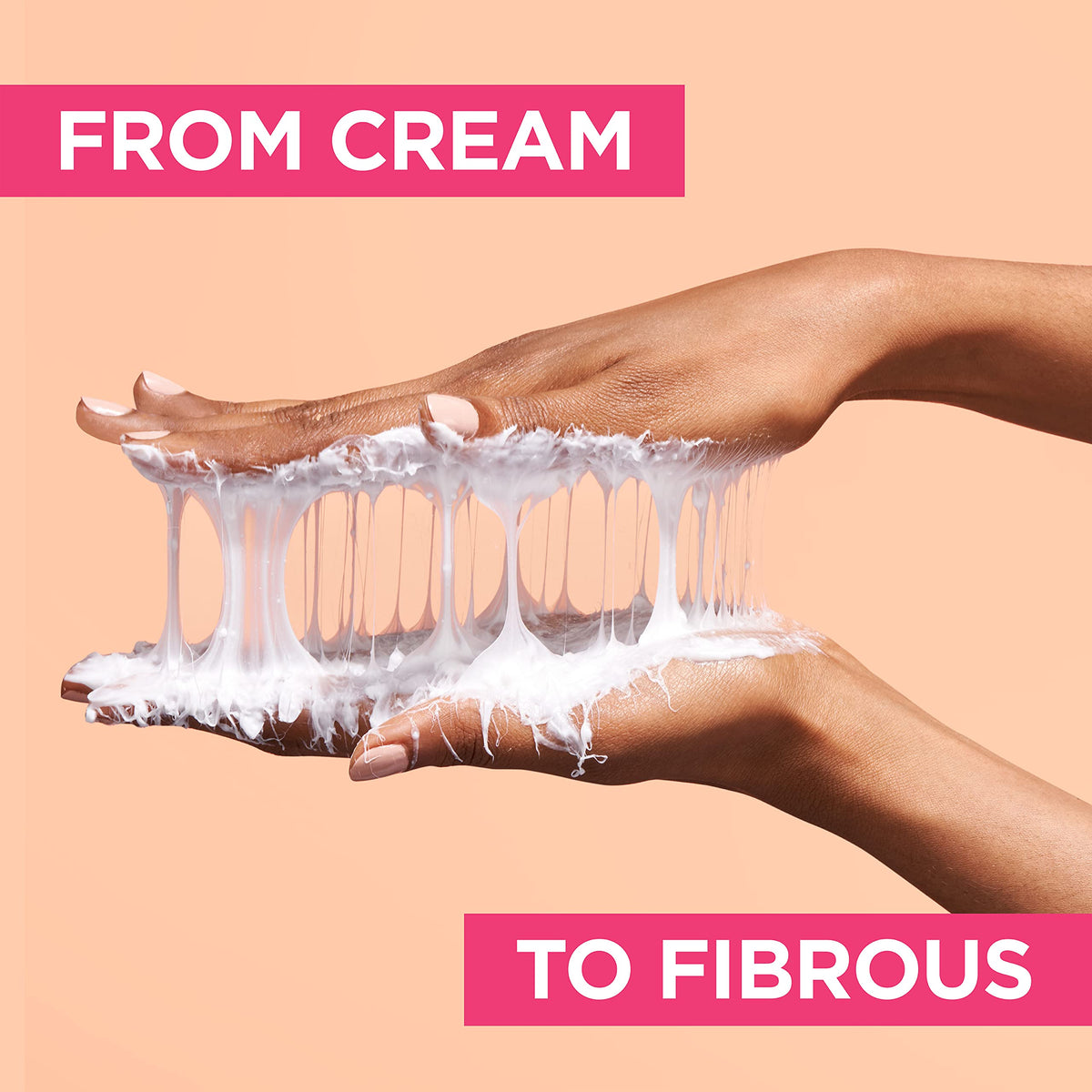 L'Oreal Paris label close-up highlighting fiber concentrate ingredients