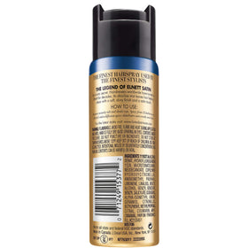 L'Oreal Paris fine mist spraying on styled hair for even, soft hold