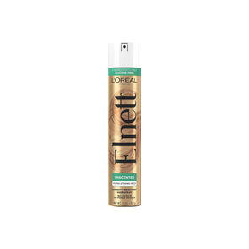 L'Oreal Paris Elnett front can showing product branding and size benefits