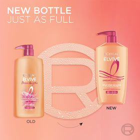 L'Oreal Paris applying conditioner to lengths to reduce tangles quickly