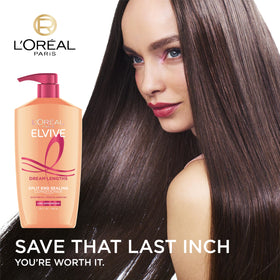 L'Oreal Paris pump and cap detail for easy dispensing and control