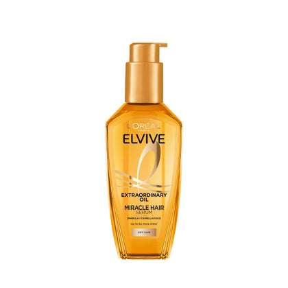 L'Oreal Paris bottle front view showing nourishing oil benefits