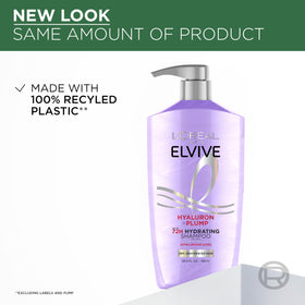 L'Oreal Paris lather on hair illustrating gentle cleanse and moisture