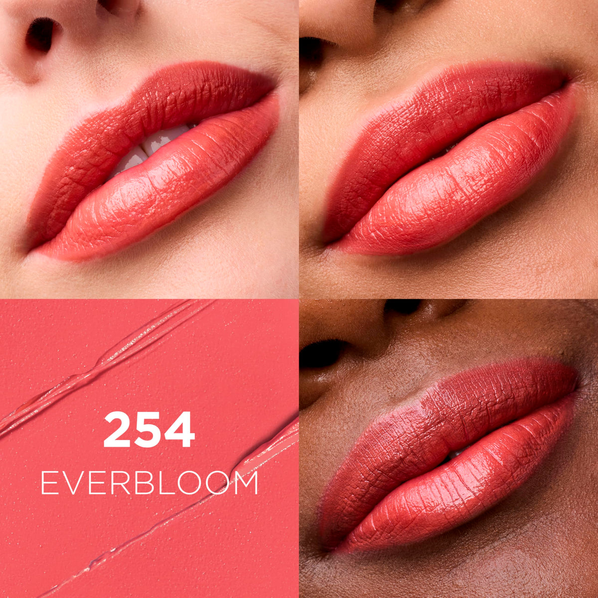 L'Oreal Paris Everbloom open bullet close-up highlights creamy tip and smooth application