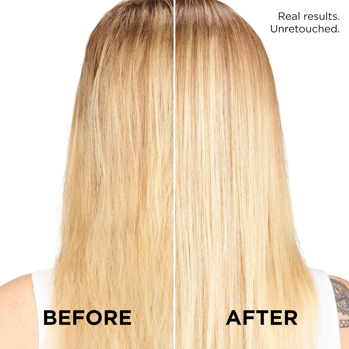 L'Oreal Paris EverPure Blonde shampoo and conditioner paired together to protect color and tone