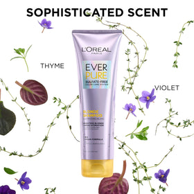 L'Oreal Paris product applied to wet hair for toning and smoothing