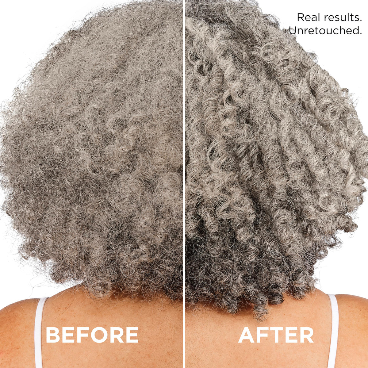 L'Oreal Paris EverPure applied to curly hair in shower for frizz control demonstration