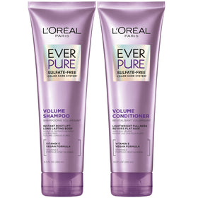 L'Oreal Paris EverPure front packaging showing set benefits and color protection