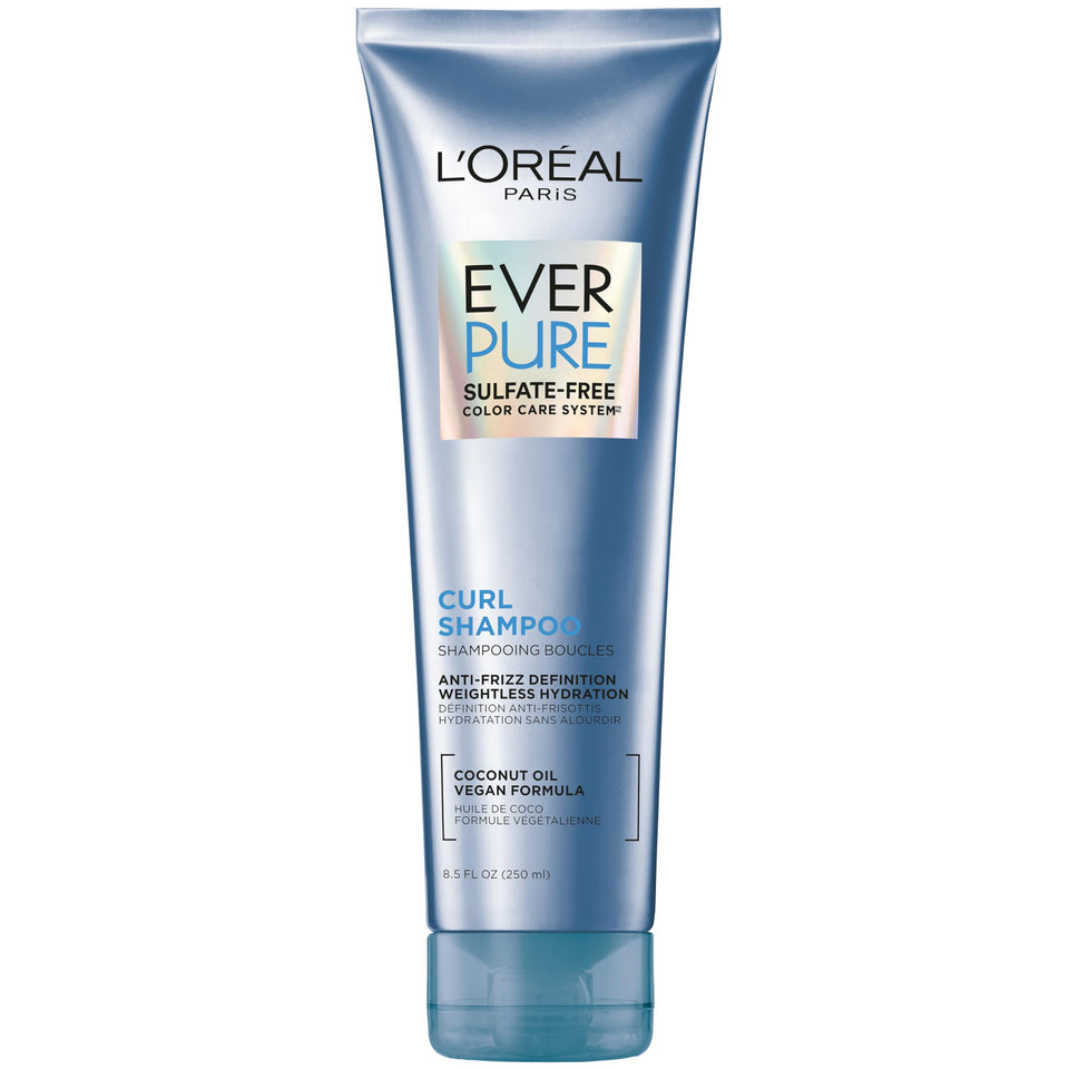 L'Oreal Paris front packaging showing product and curl care benefits