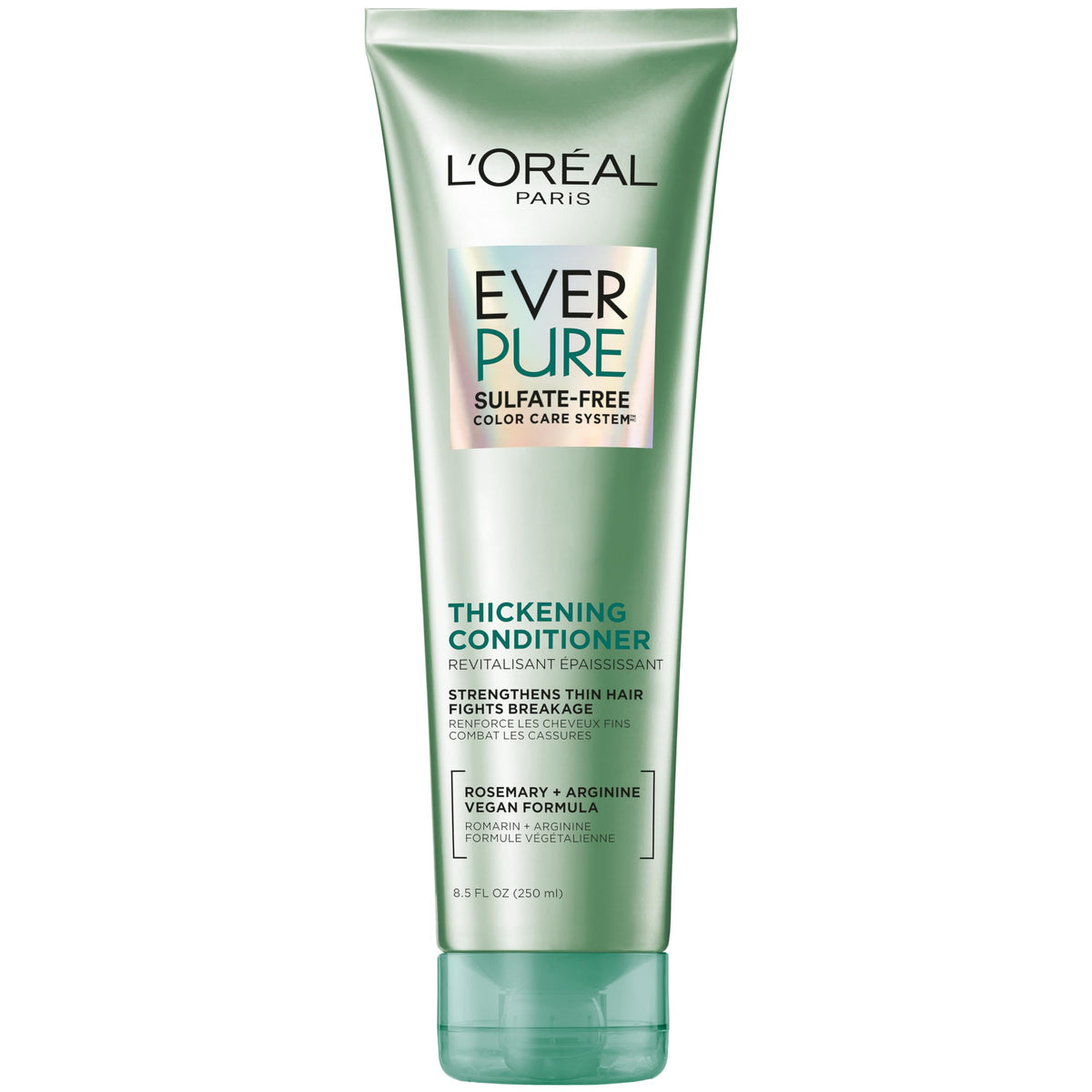 L'Oreal Paris EverPure front packaging shows product and benefit
